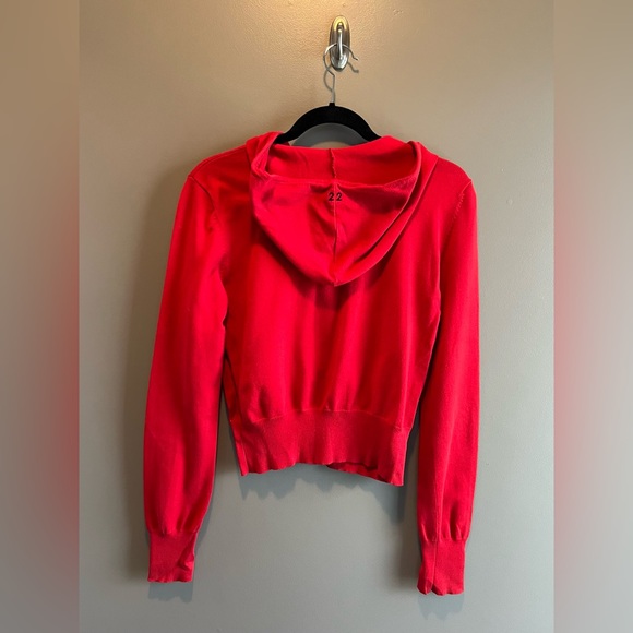 DKNY jeans red hoodie size S and black lace camisole size XS - Picture 3 of 9